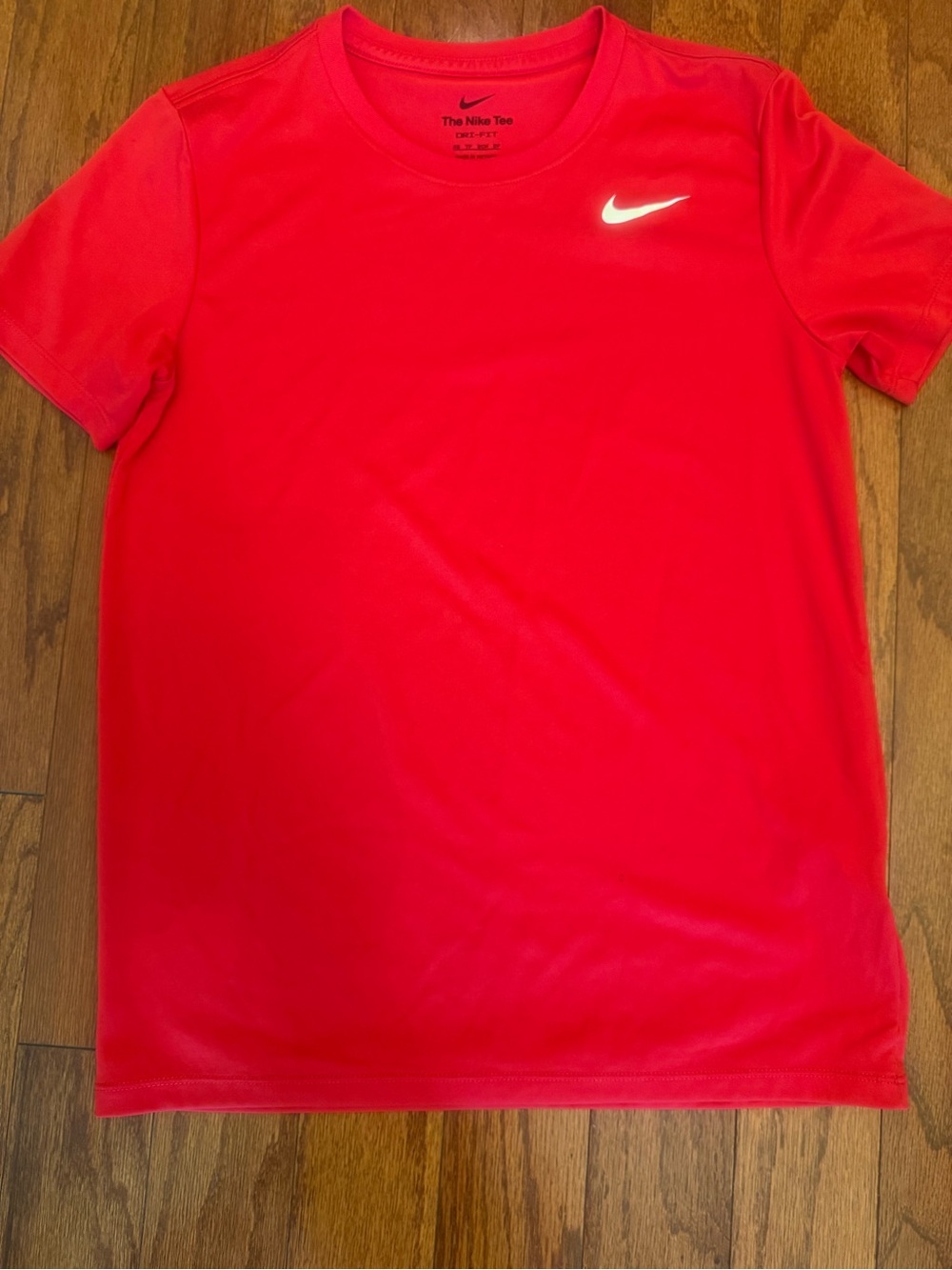 Nike ladies red Dri-FIT Short Sleeve Tee